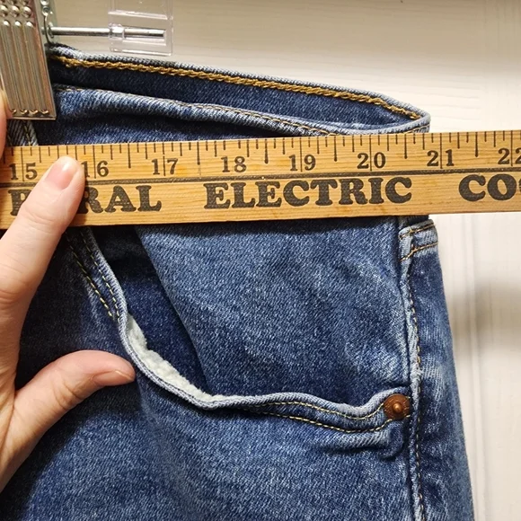 Levi's 505 Jeans Men's 42x30 Classic Straight Blue Dark Wash 42 X 30 - Picture 4 of 8